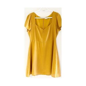 Honey Belle Mustard Yellow Dress